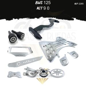 Bws 125 kit piso lujo pata gato protector exosto