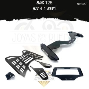 Bws 125 kit piso protector bomba delantera sliders