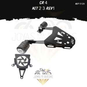 CR 4 kit parrilla sliders tapa salida exosto