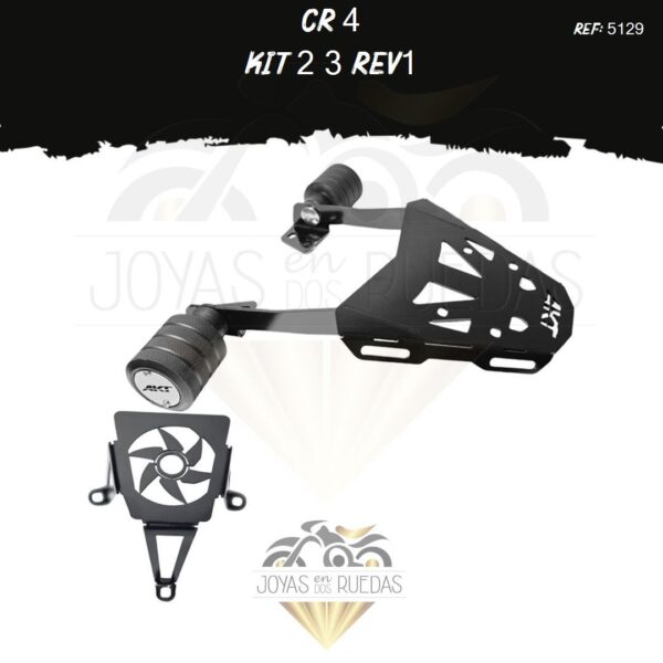 CR 4 kit parrilla sliders tapa salida exosto