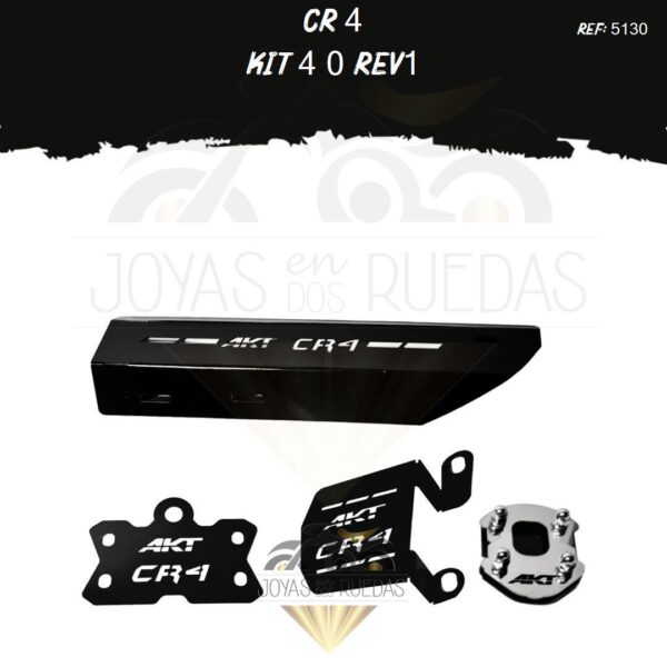 CR 4 kit lujo pata gato protector exosto 7t mordaza