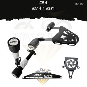CR 4 kit lamina lateral sliders tapa salida exosto