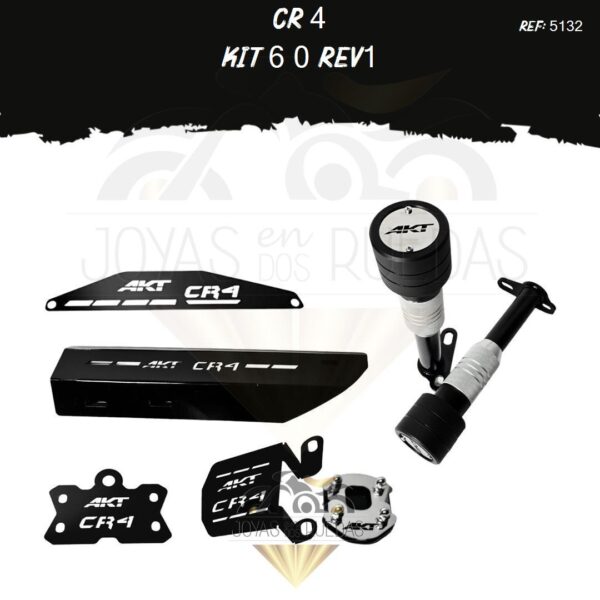 CR 4 kit sliders lamina lateral lujo pata gato