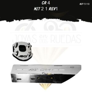 CR 4 kit lujo pata gato protector exosto 7t