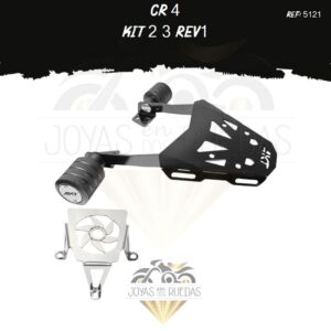 CR 4 kit tapa salida exosto parrilla sliders