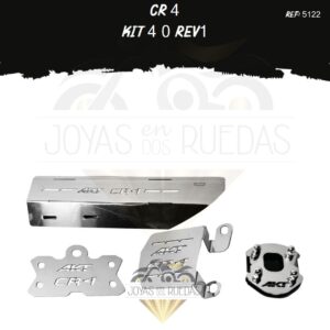 CR 4 kit lujo pata gato protector exosto 7t mordaza