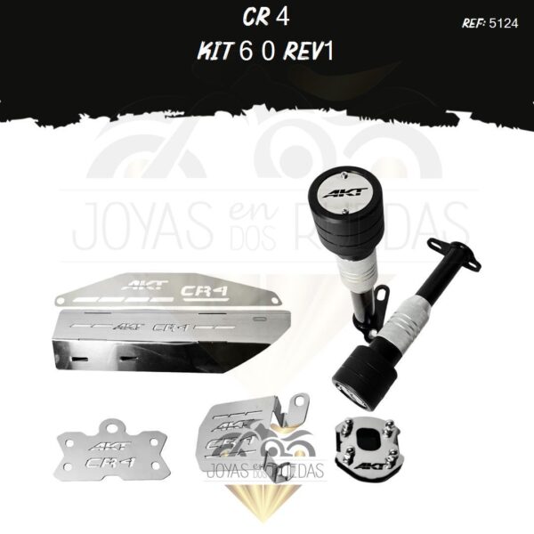 CR 4 kit lujo pata gato protector exosto 7t