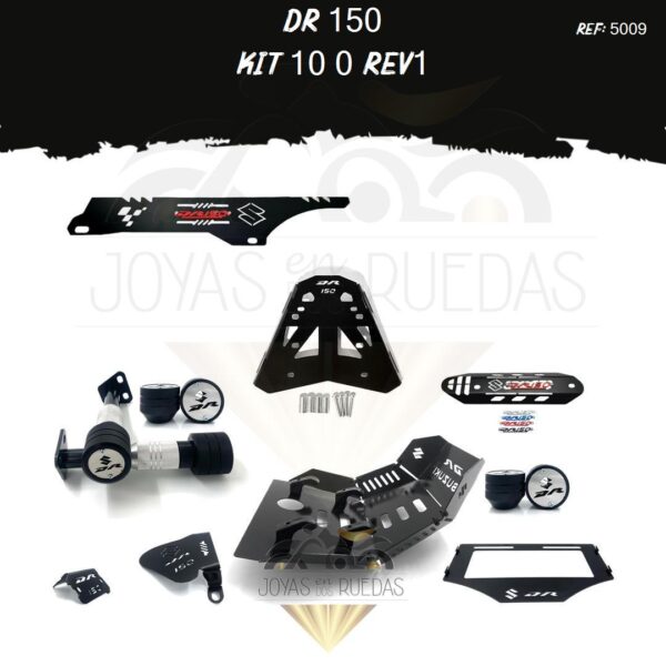 DR 150 kit mordaza protector bomba delantera