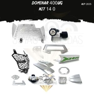 Dominar 400UG kit lujo pata gato protector farola