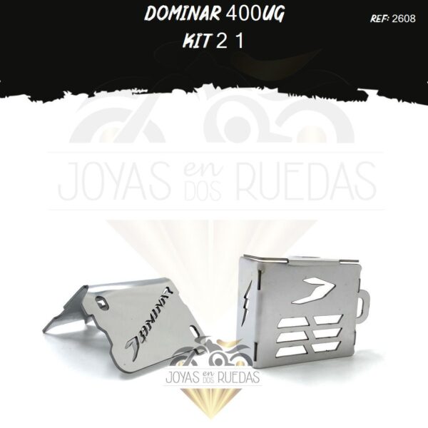 Dominar 400UG kit protector bomba trasera