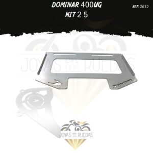 Dominar 400UG kit protector piñon porta placa