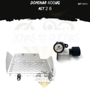 Dominar 400UG kit protector radiador sliders