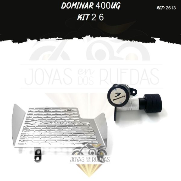 Dominar 400UG kit protector radiador sliders