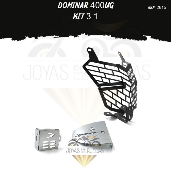 Dominar 400UG kit mordaza protector farola