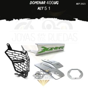 Dominar 400UG kit guarda cadena 3D d Lujo filtro aceite