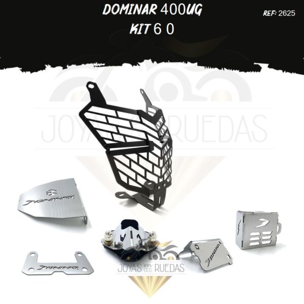 Dominar 400UG kit mordaza acutrax T protector farola