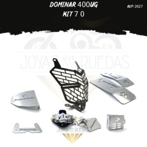 Dominar 400UG kit lujo pata gato protector farola