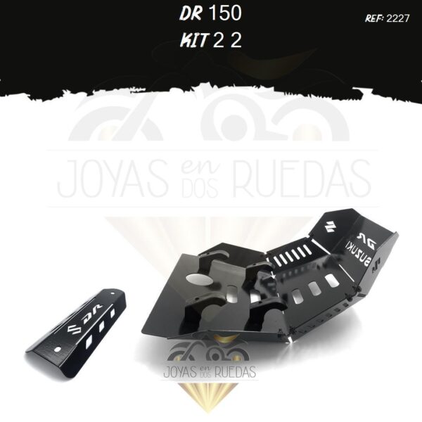 DR 150 kit exosto pechera quilla