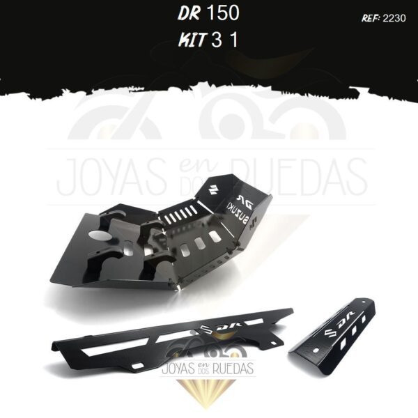 DR 150 kit guarda cadena pechera quilla exosto