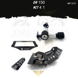 DR 150 kit sliders porta placa pechera quilla exosto