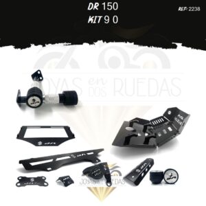 DR 150 kit guarda cadena sliders mordaza pechera quilla