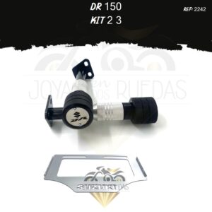 DR 150 kit porta placa sliders