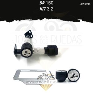 DR 150 kit sliders porta placa Spools Sliders eje