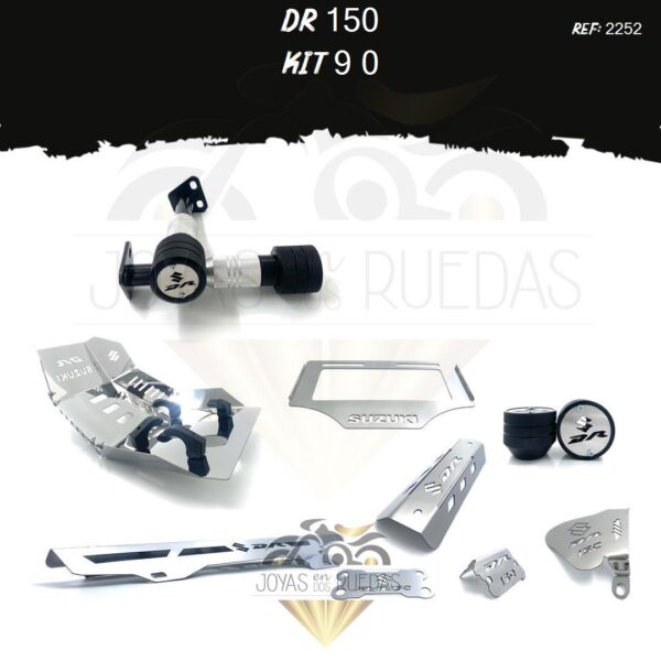 DR 150 kit Spools Sliders eje pechera quilla sliders