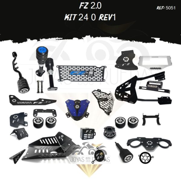 FZ 2.0 kit mofle fz 2,0 Sliders premium