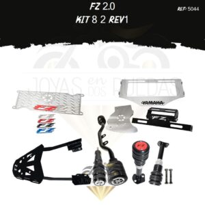 FZ 2.0 kit radiador t18 parrilla protector piñon
