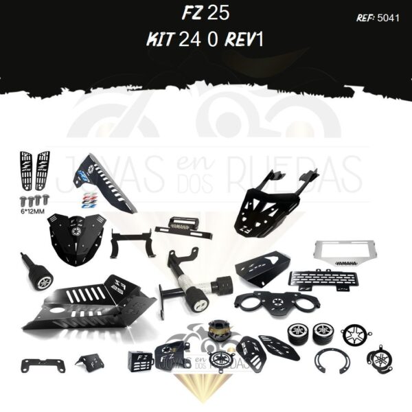 FZ 25 kit lujo pata gato Cupula TR3 protector radiador