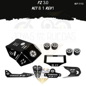 FZ 3.0 kit Spools Sliders eje pechera quilla