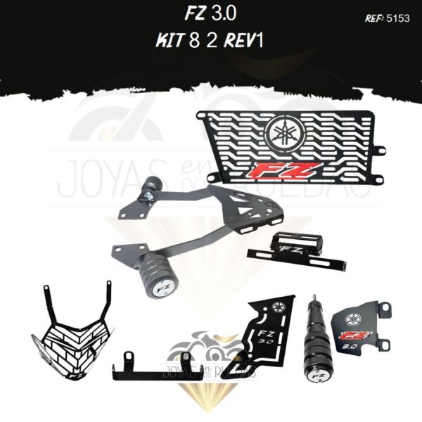 FZ 3.0 kit parrilla sliders protector piñon