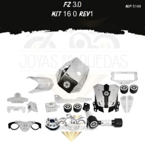 FZ 3.0 kit lujo pata gato Cupula TR3 sliders