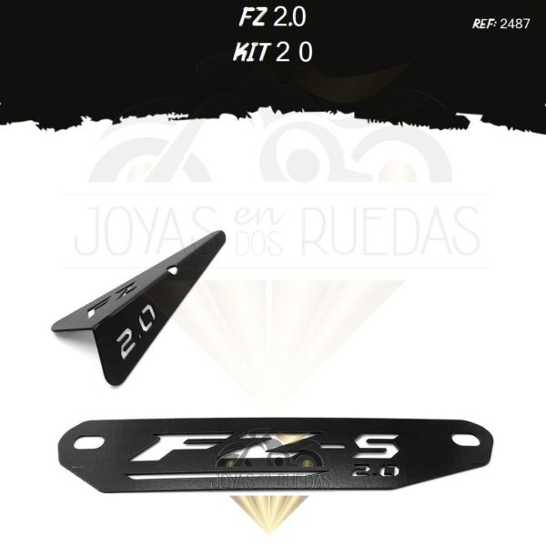 FZ 2.0 kit lamina lateral mofle fz 2,0