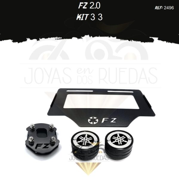 FZ 2.0 kit Spools Sliders eje lujo pata gato porta placa
