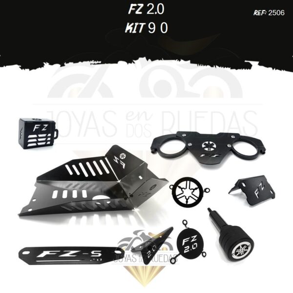 FZ 2.0 kit mofle fz 2,0 lamina lateral