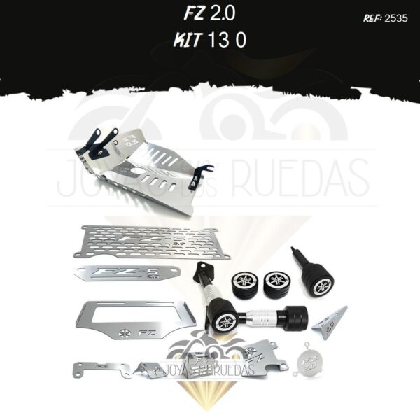 FZ 2.0 kit lujo filtro aceite mofle fz 2,0 mordaza