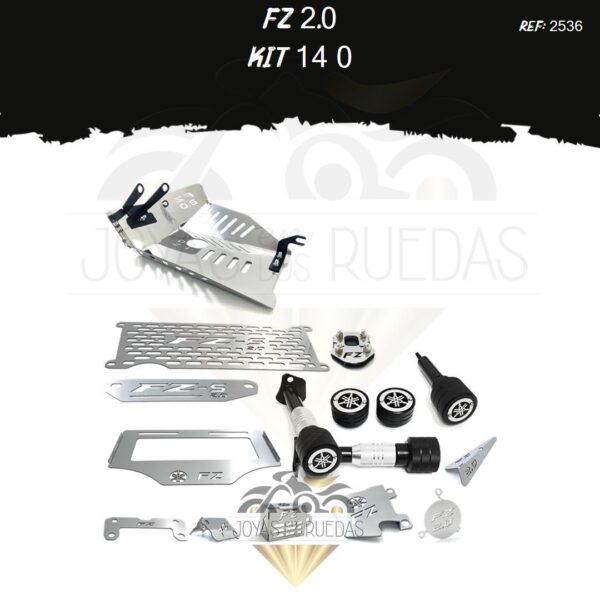 FZ 2.0 kit mofle fz 2,0 lamina lateral
