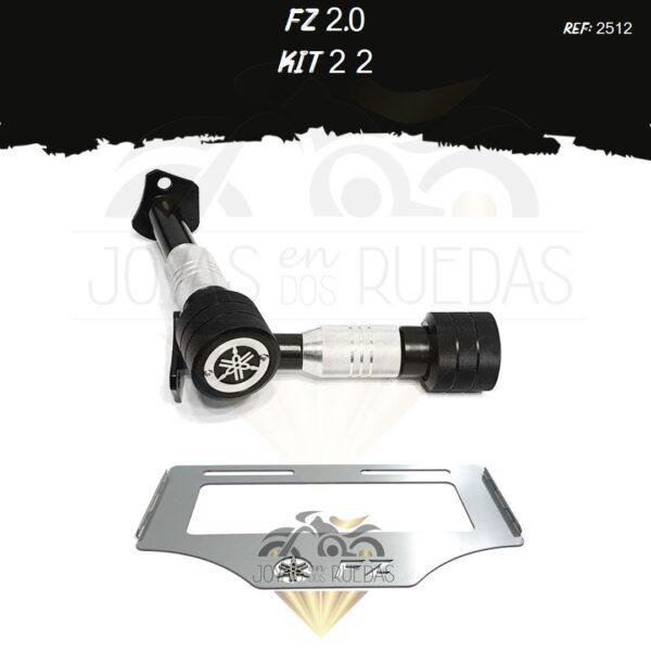 FZ 2.0 kit sliders porta placa
