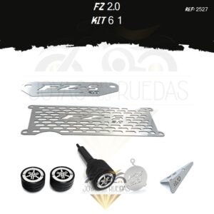 FZ 2.0 kit mofle fz 2,0 lamina lateral slider exosto