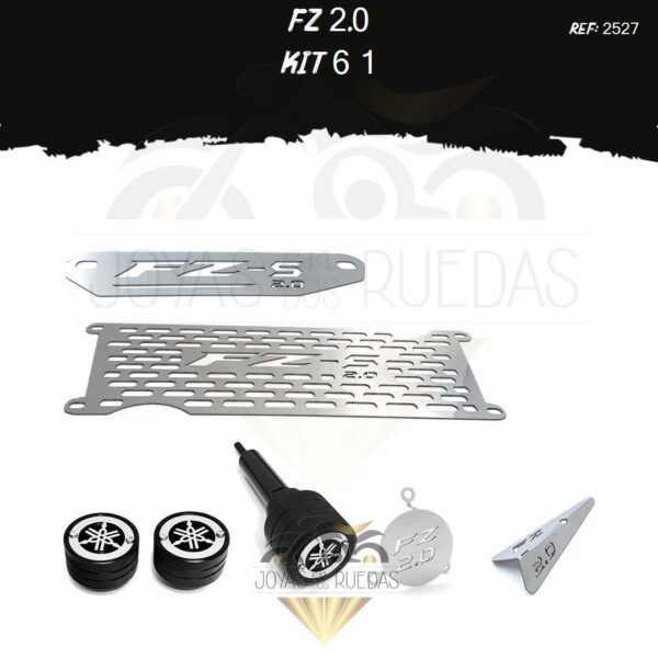 FZ 2.0 kit mofle fz 2,0 lamina lateral slider exosto