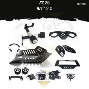 FZ 25 kit barra estabilizadora sliders lujo tapa tanque