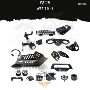FZ 25 kit protector exosto 5t lujo tapa tanque mordaza
