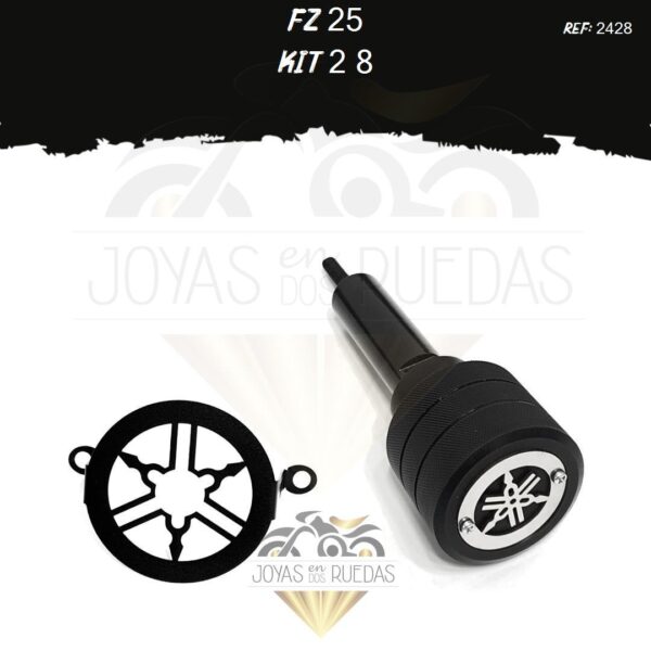 FZ 25 kit slider exosto tapa salida exosto