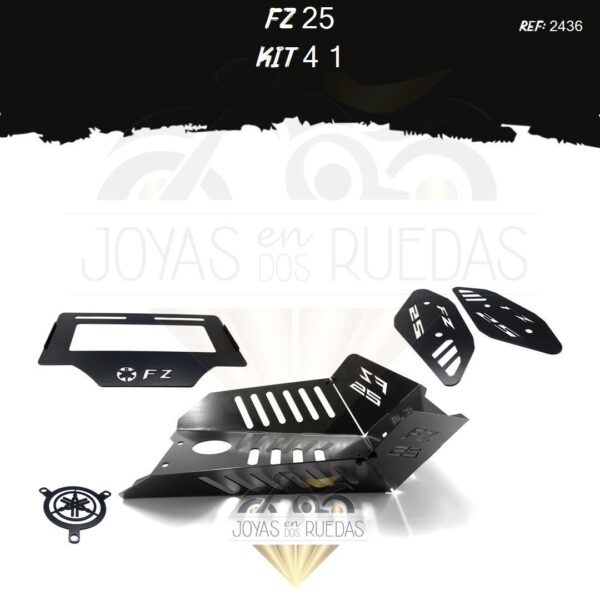 FZ 25 kit protector arranque posapie pechera quilla