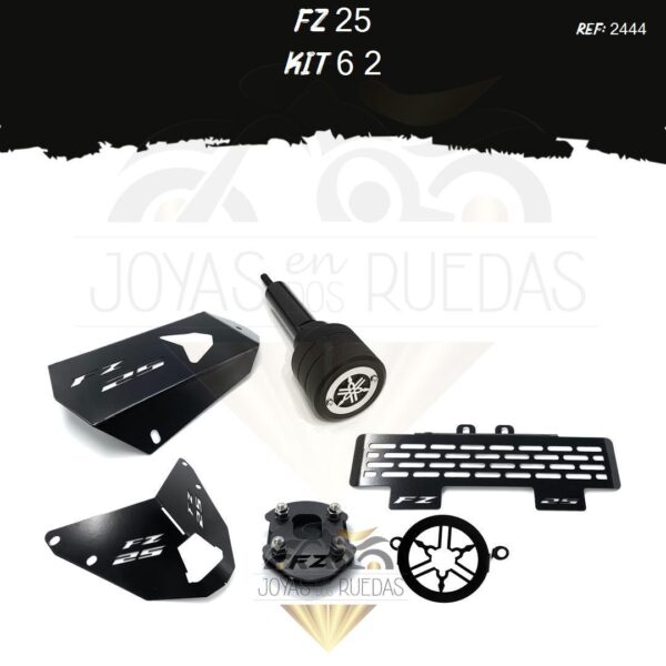 FZ 25 kit protector exosto 5t protector radiador