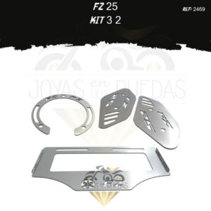 FZ 25 kit lujo tapa tanque posapie porta placa