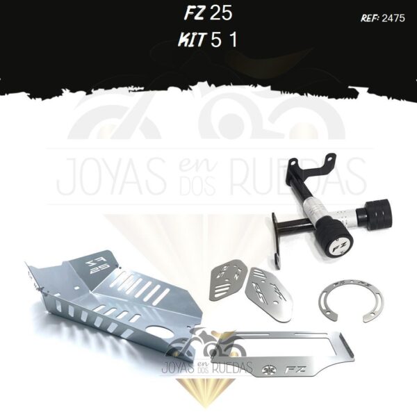 FZ 25 kit pechera quilla posapie sliders