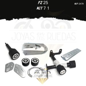 FZ 25 kit protector exosto 5t lujo tapa tanque